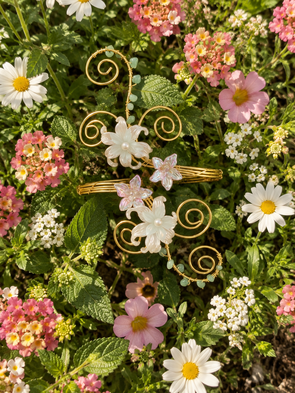 Enchanted Garden Floral Arm Cuff 🌿✨
