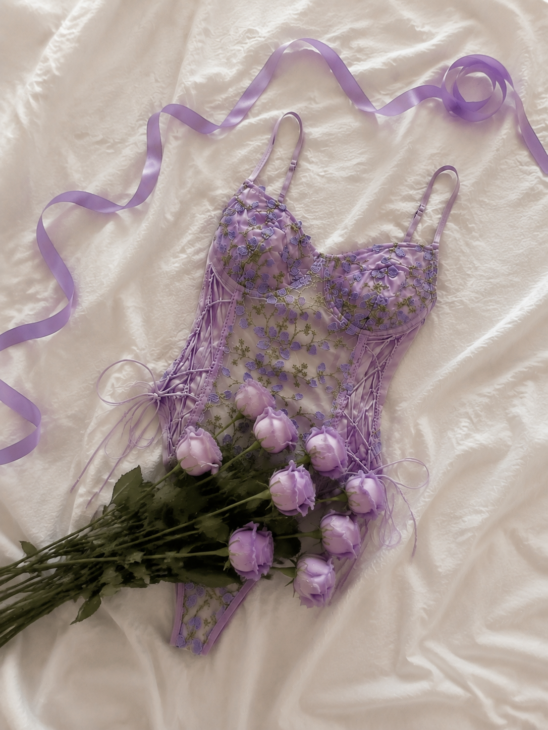 Lavender Bloom Bodysuit 💜🌿