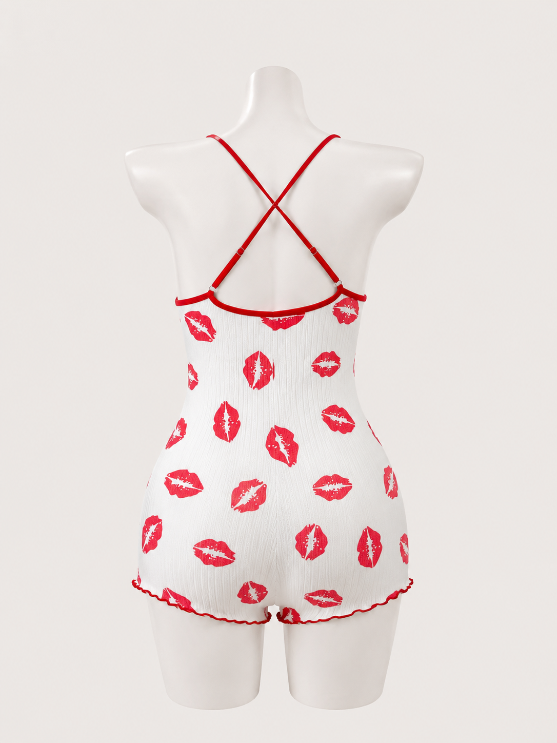 Sweetheart Kiss Print Bodysuit 💋🎀