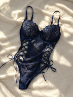 Navy Lace Bodysuit 💙🕯️