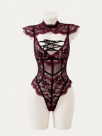 Midnight Violet Lace Bodysuit 🖤💜