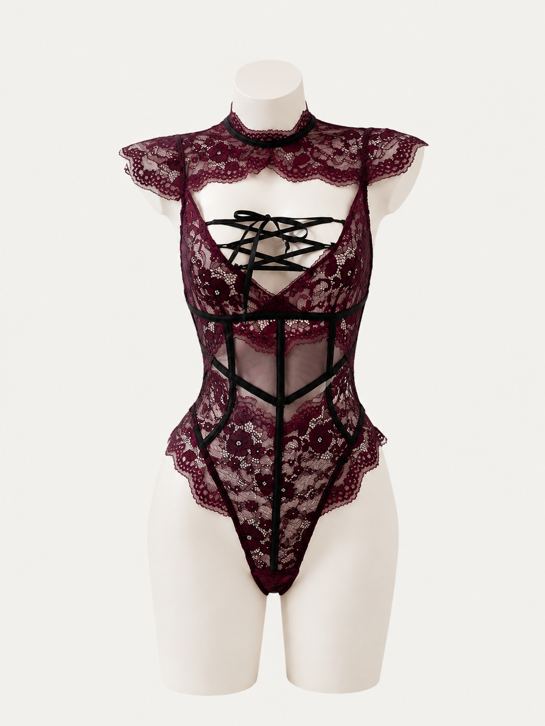 Midnight Violet Lace Bodysuit 🖤💜