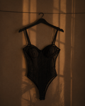 Noir Mesh Corset Bodysuit 🖤✨