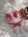 Cherry Blossom Lace Lingerie Set 🍒🌸