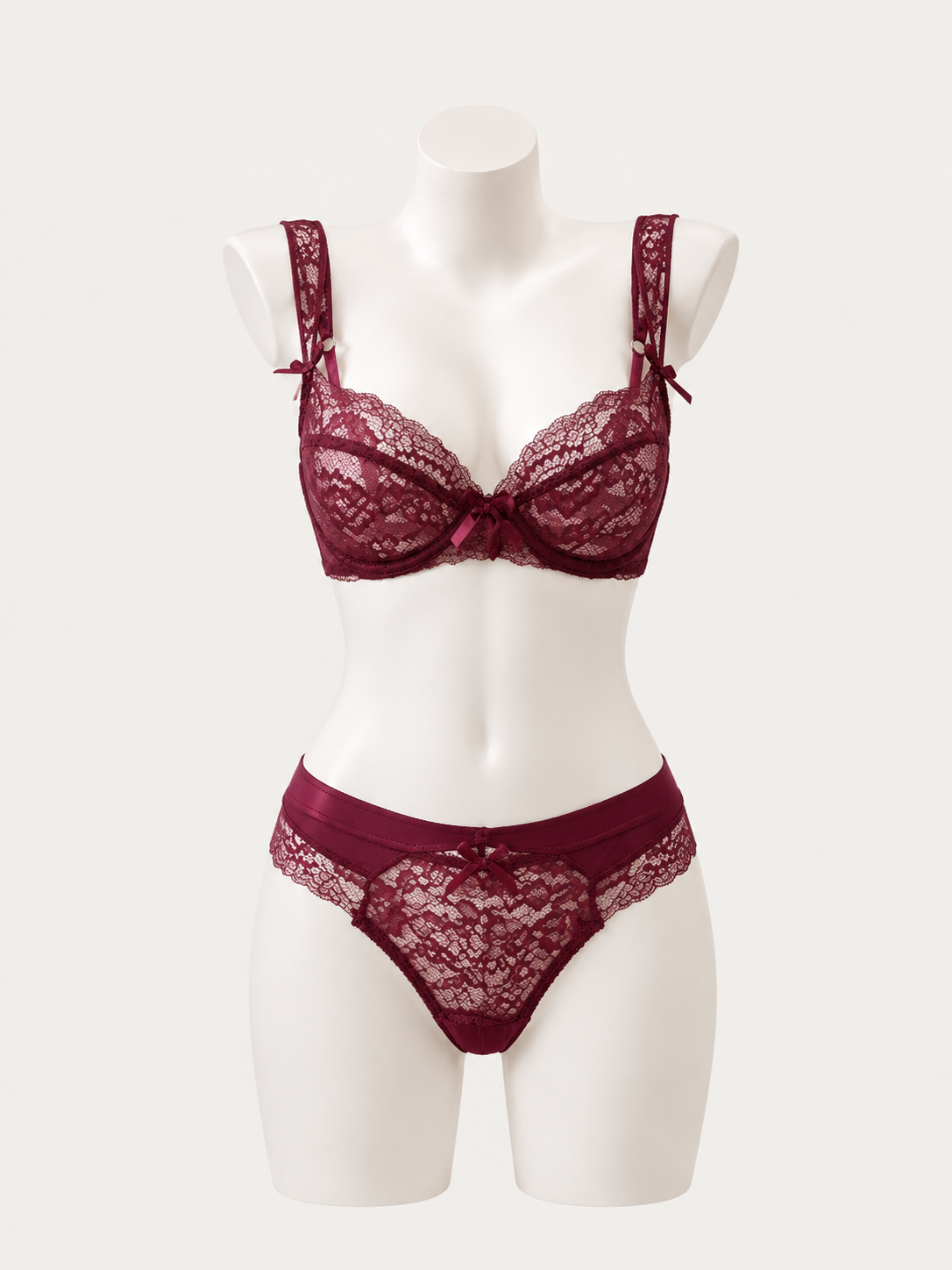 Ruby Lace Bra Set ❤️🌹
