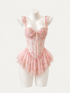 Rosie Ribbon Lace Dress 🎀🌷