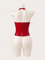 Red Cherry Corset Top 🍒🎀