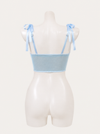 Fairy Blue Floral Lace Corset 💙🌸