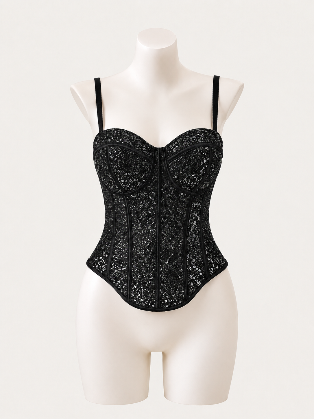 Midnight Sparkle Corset 🖤✨