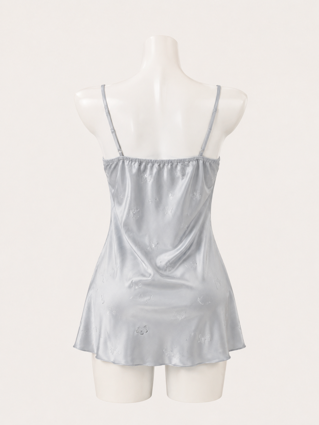 Butterfly Dream Satin Negligee 🤍🦋