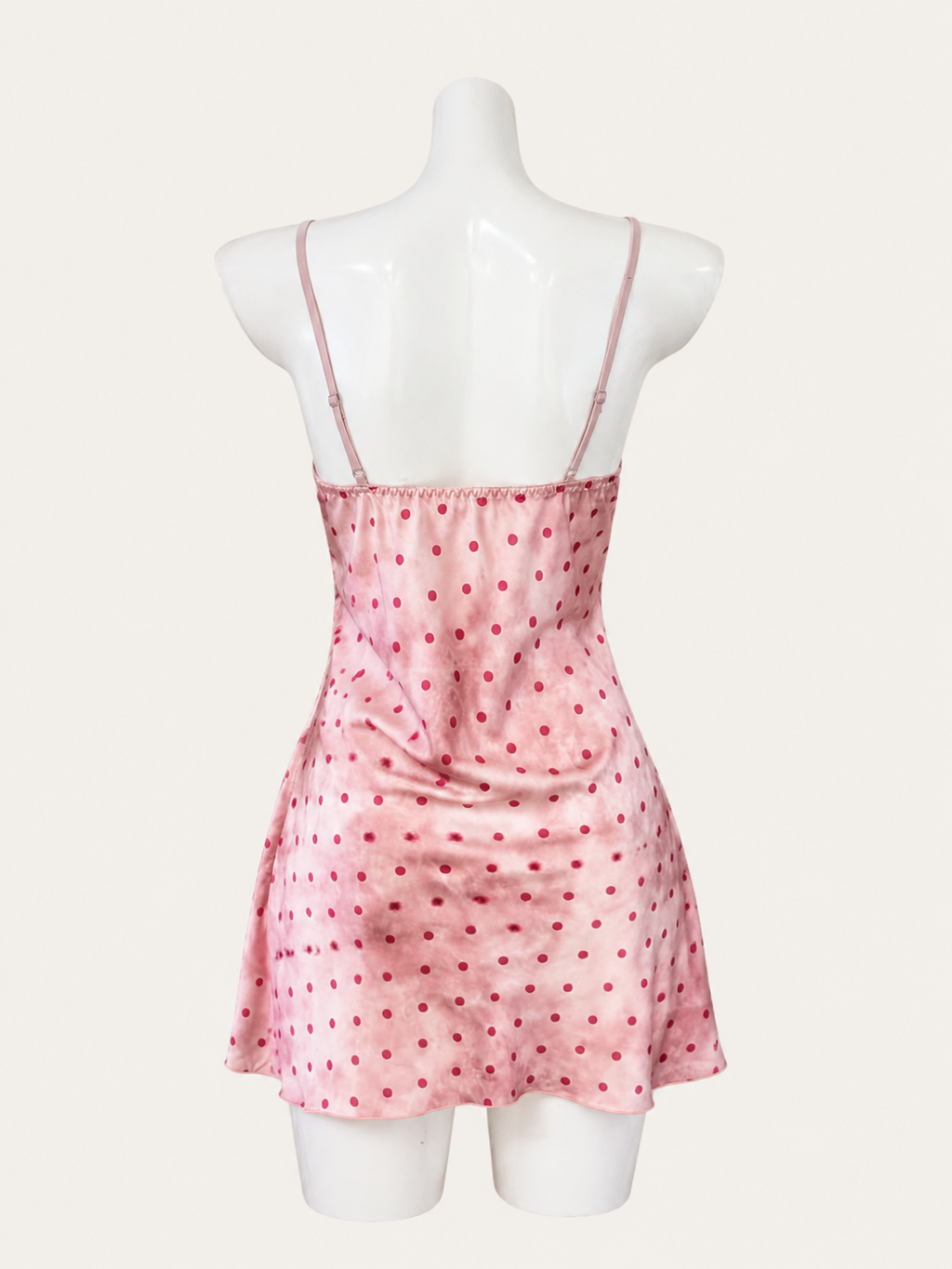 Sweetheart Pink Polka Dot Negligee 🎀🌸