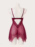 Purple Lace Babydoll Negligee 💜🌙