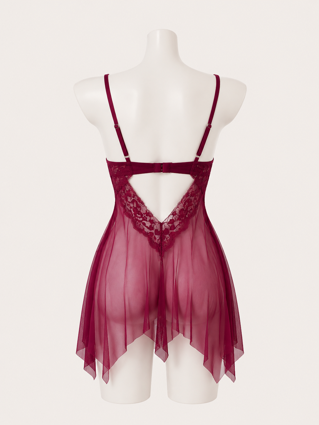 Purple Lace Babydoll Negligee 💜🌙