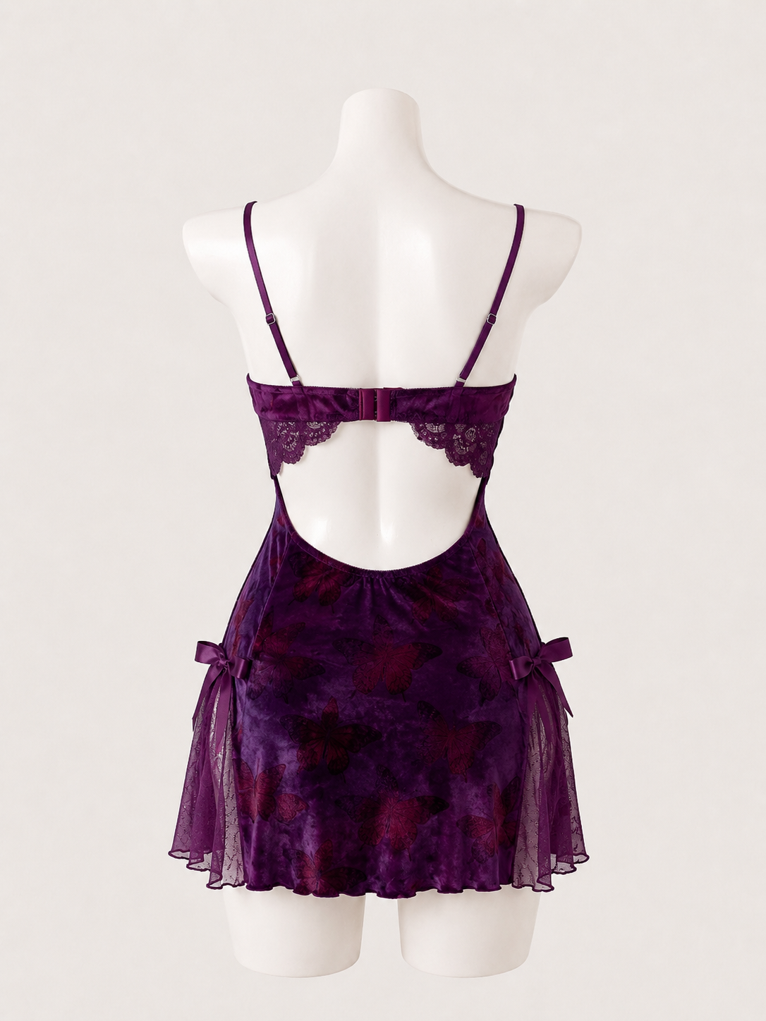 Violet Reverie Lace Negligee 💜🦋