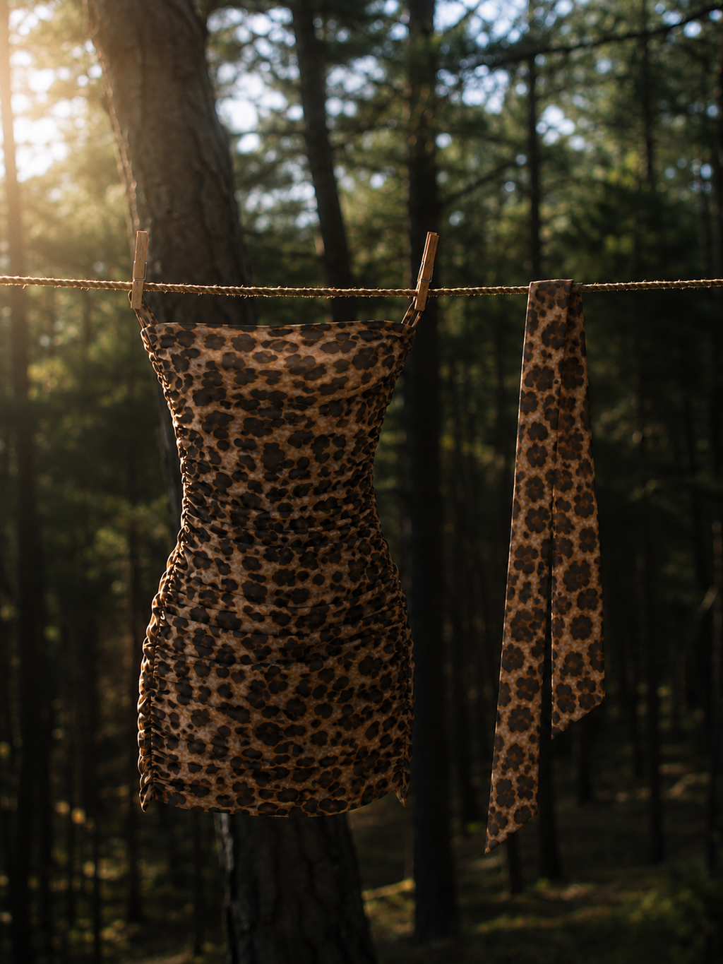 Wild Muse Leopard Negligee 🐆🖤