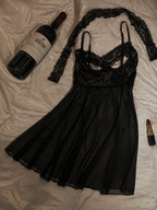 Nocturne Lace Slip Dress 🖤🕯️