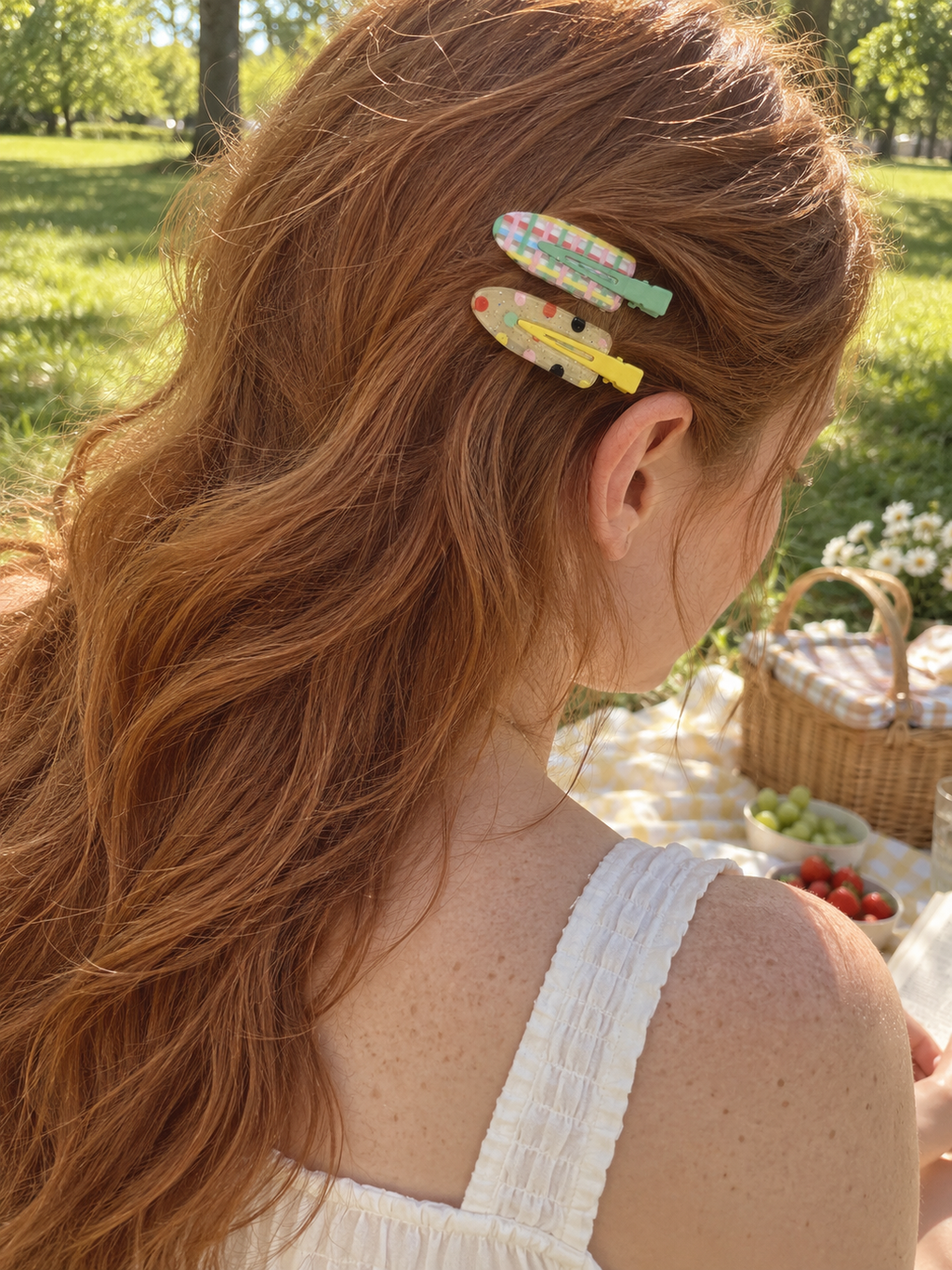 Candy Picnic Hair Clip Set 🍬🌼