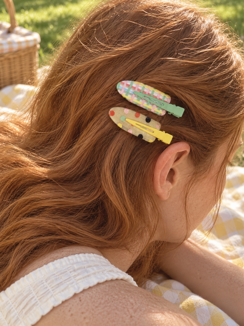 Candy Picnic Hair Clip Set 🍬🌼