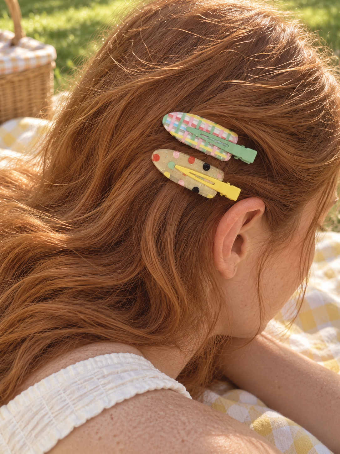 Candy Picnic Hair Clip Set 🍬🌼