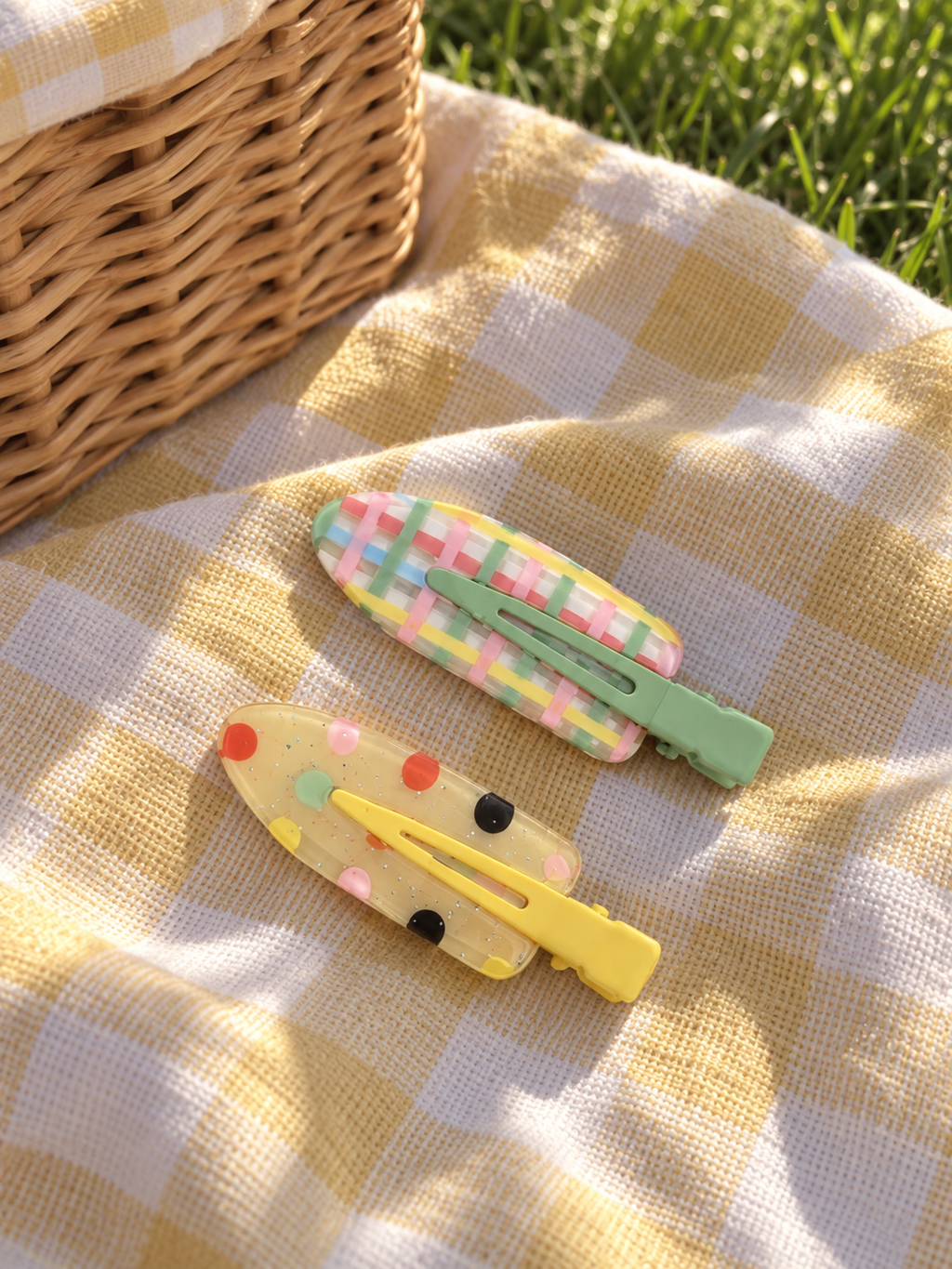 Candy Picnic Hair Clip Set 🍬🌼