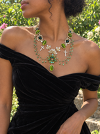 Emerald Cathedral Crystal Necklace 💚✨