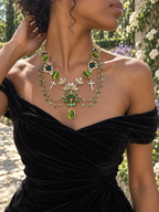 Emerald Cathedral Crystal Necklace 💚✨