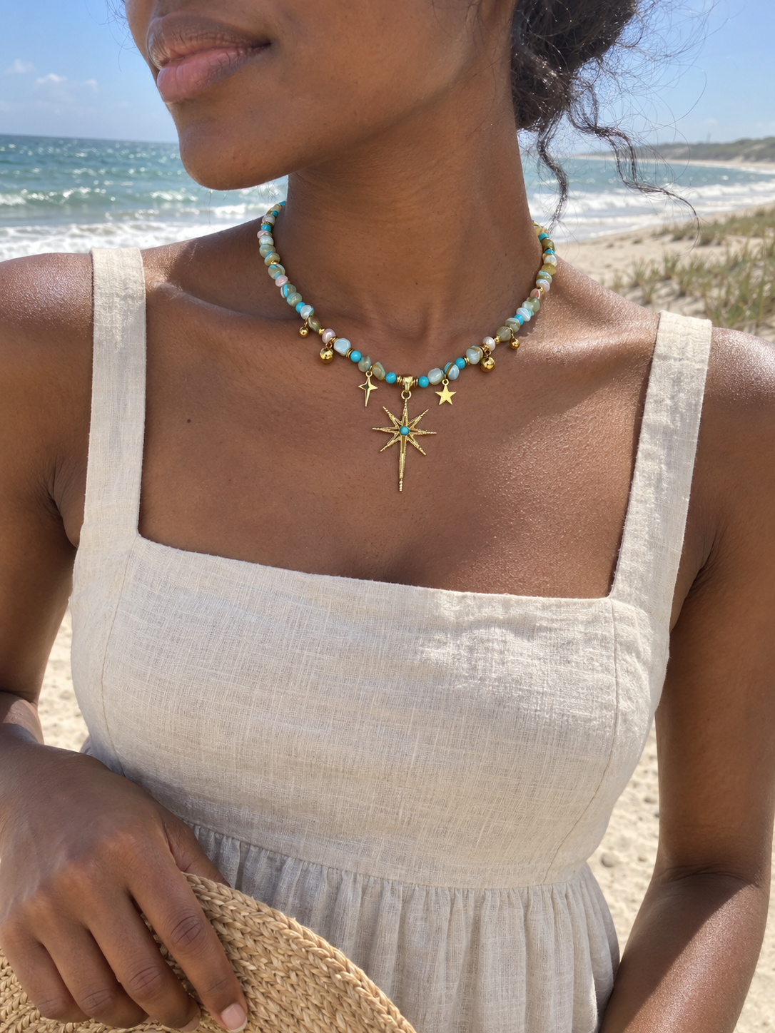 Celestial Lagoon Star Necklace 🩵⭐️