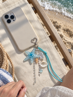 Blue Lagoon Seashell Phone Charm 🩵🐚