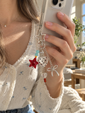 Polka-Dot Love Star Phone Charm ❤️⭐️