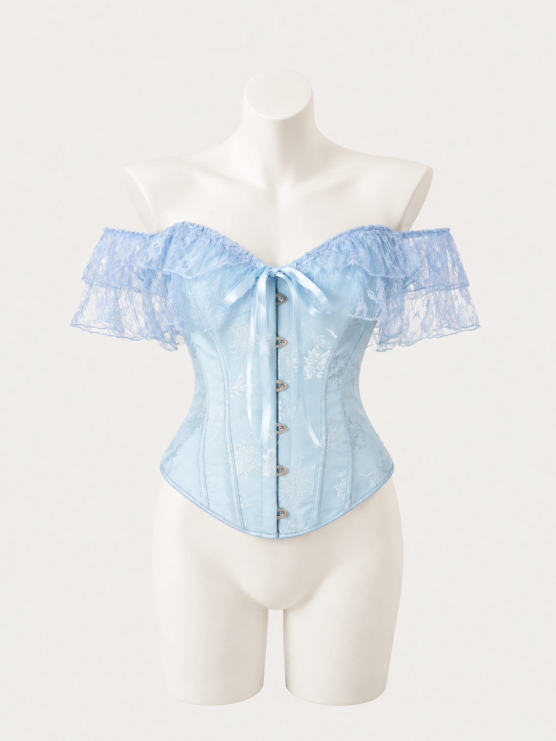 Bluebell Lace Corset Top 🩵🎀