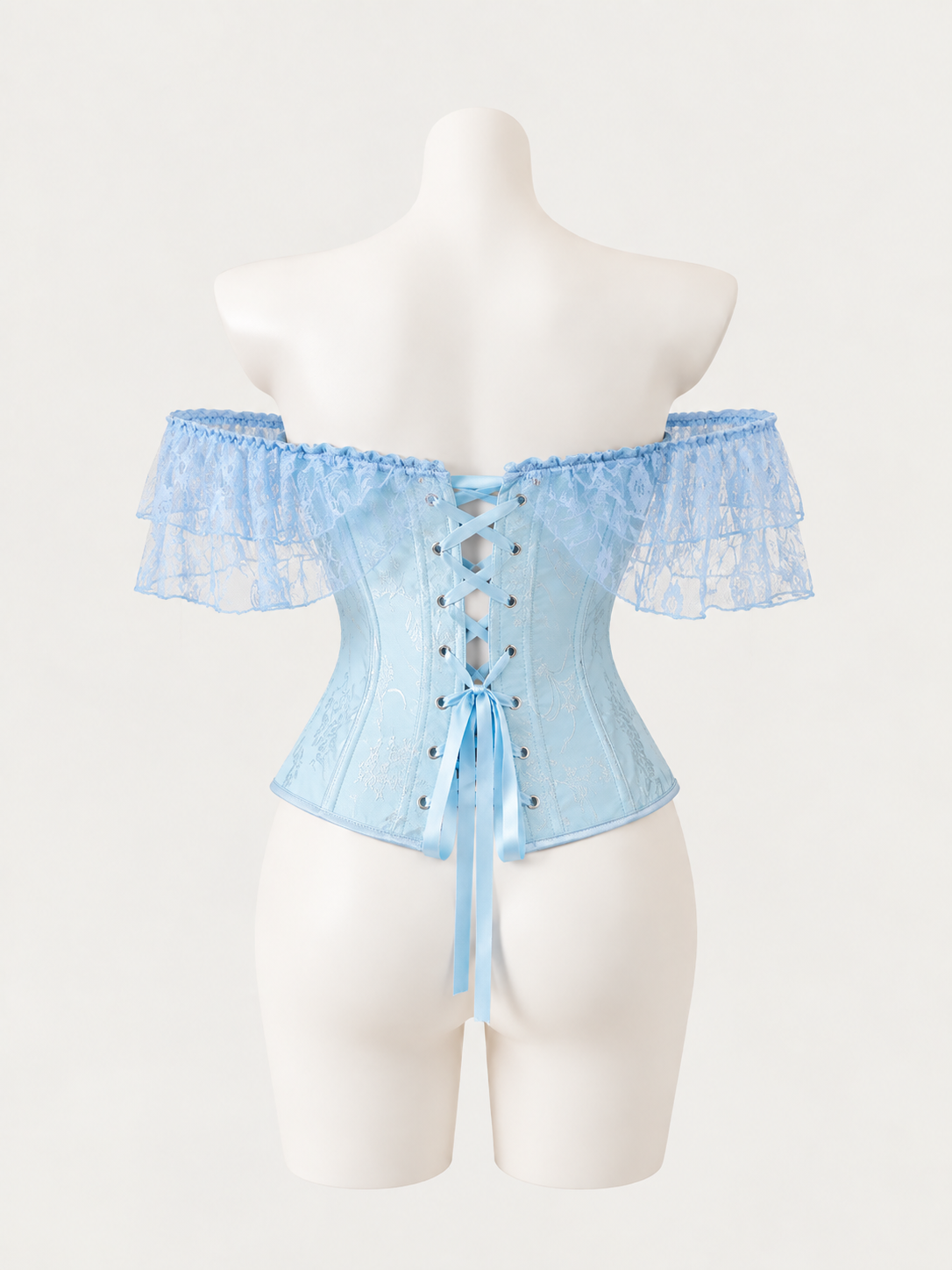 Bluebell Lace Corset Top 🩵🎀