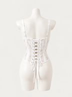 Blush Blossom Lace Corset 🌸🤍